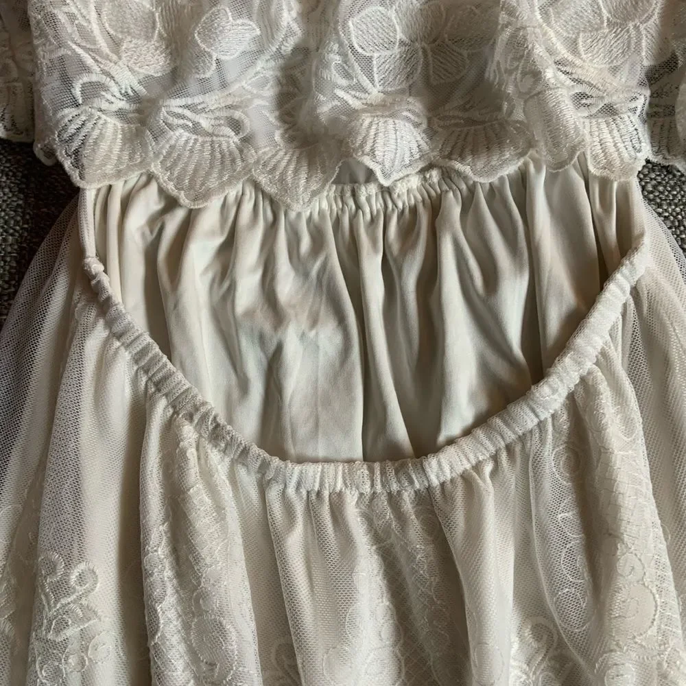 Express Off the Shoulder Lace Dress - Picture 5 of 5